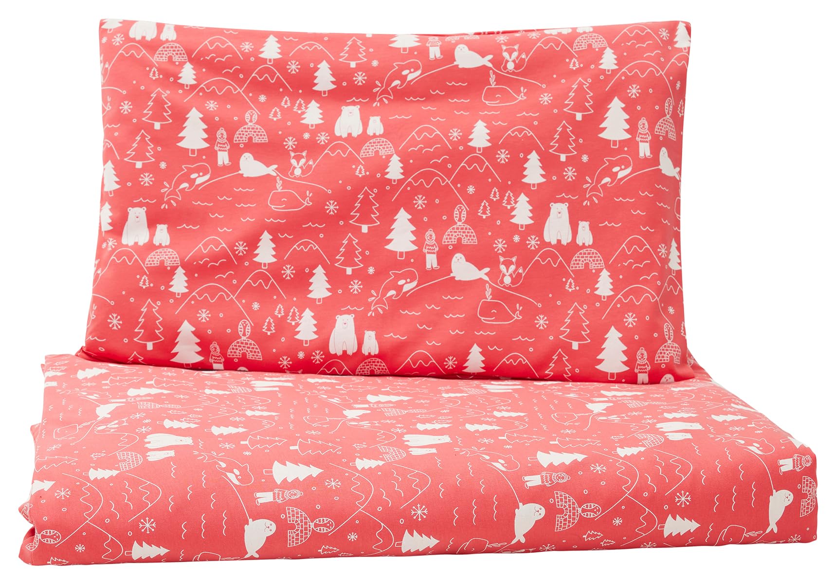 Kinder Jersey Bettwäsche-Set aus Bio Baumwolle 100 x 135cm, Kissen 40 x 60cm, GOTS zertifiziert
