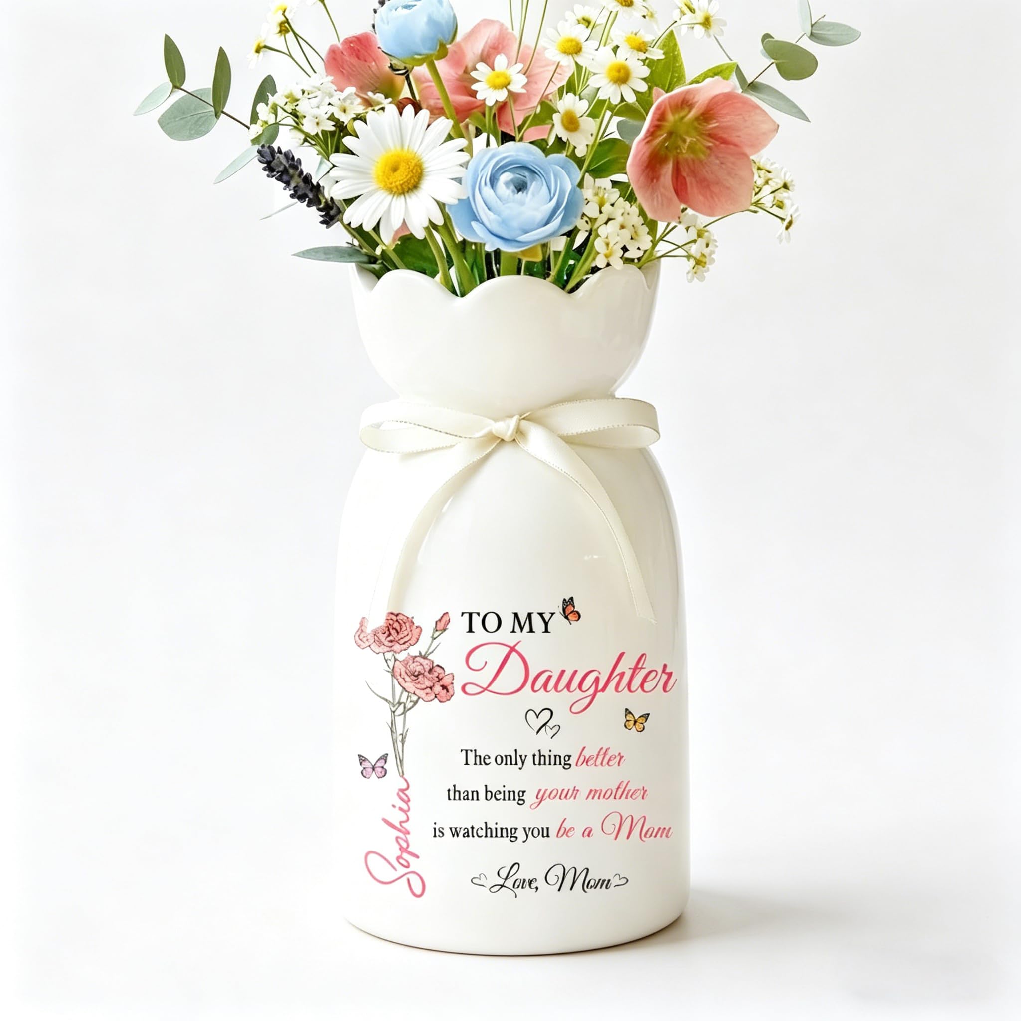The Only Thing Better Than Being Your Mother Ceramic Vase - Daughter Gift
