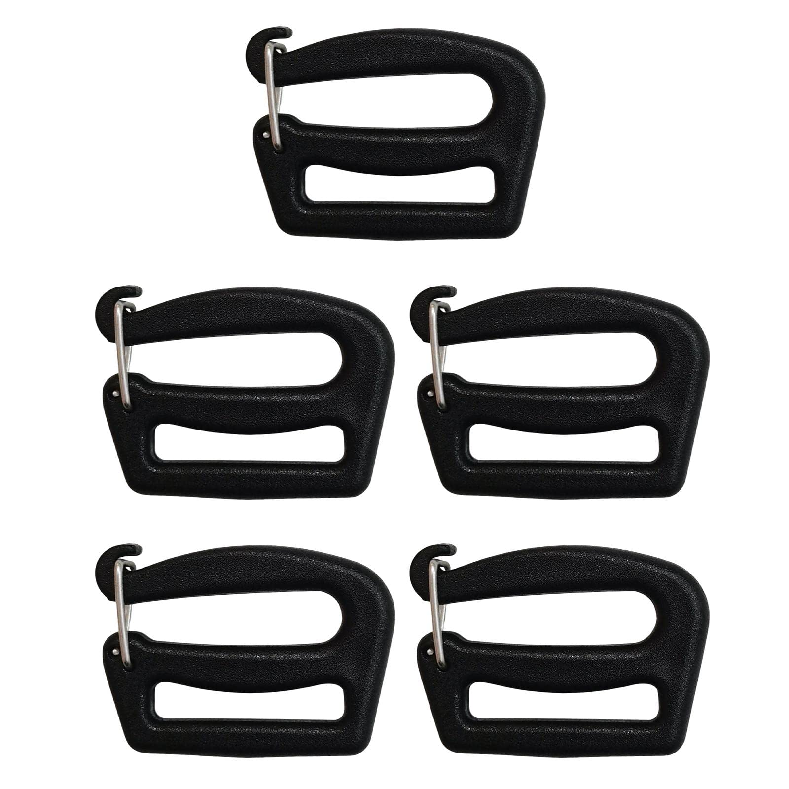 Lot De 5 Boucles De Sangle G Hook 25mm - Clips De Connexion Pour Sac à Dos Et équipement