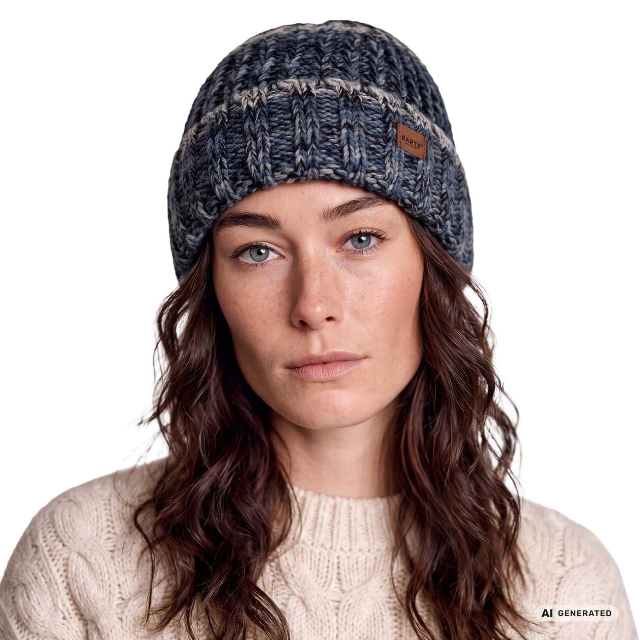 Barts Berretto Beanie Akotan Donna/Uomo - Invernale con Risvolto Risvolto, Fodera Inverno Autunno/Inverno