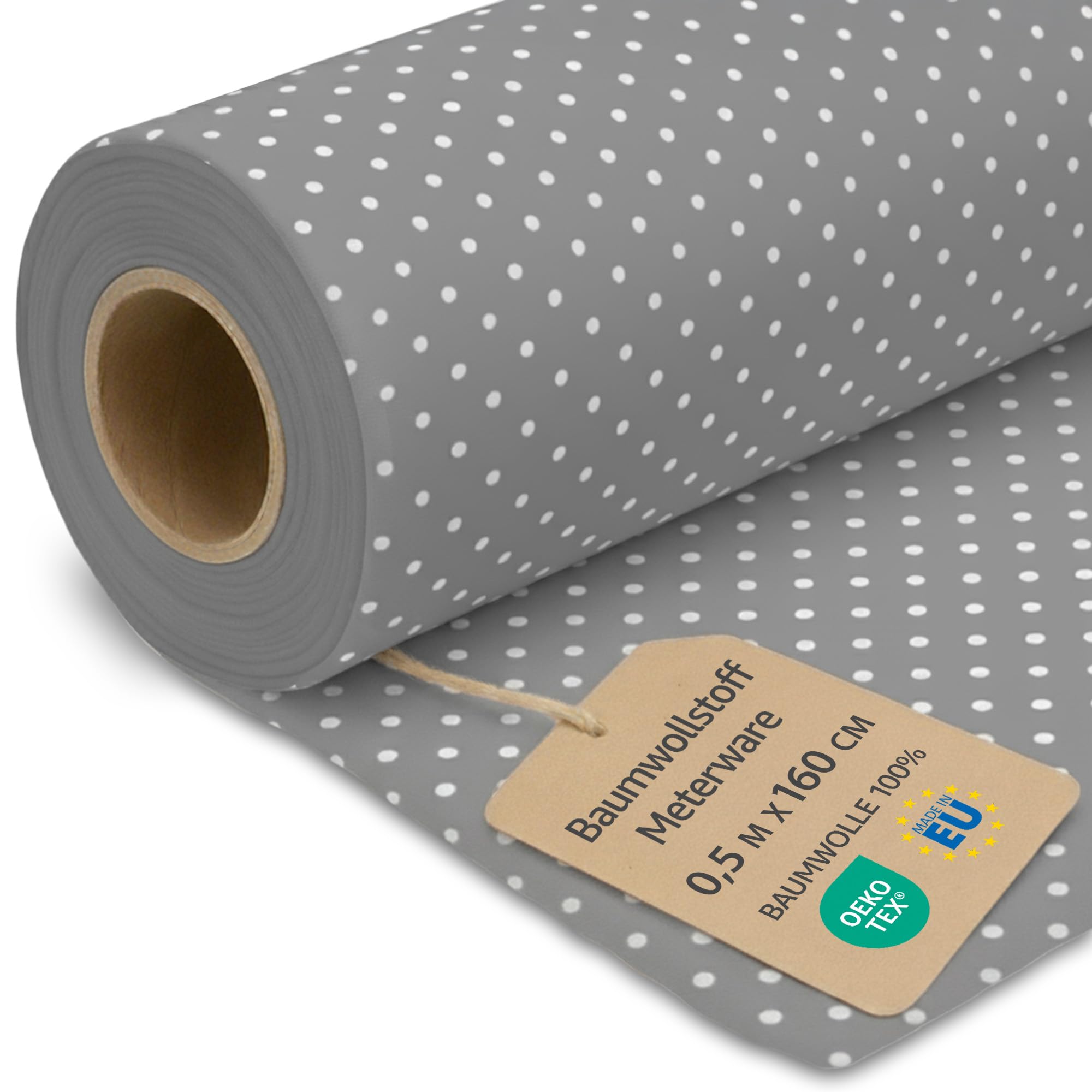 Fabric Sold by the Metre, Cotton Fabric, Waffle Pique, 0.5 m x 160 cm, Fabrics for Sewing Made of Pure Cotton, Fabric Lining Fabric, Decorative Fabric for Patchwork, Canvas and Sewing, Oeko-Tex, Light
