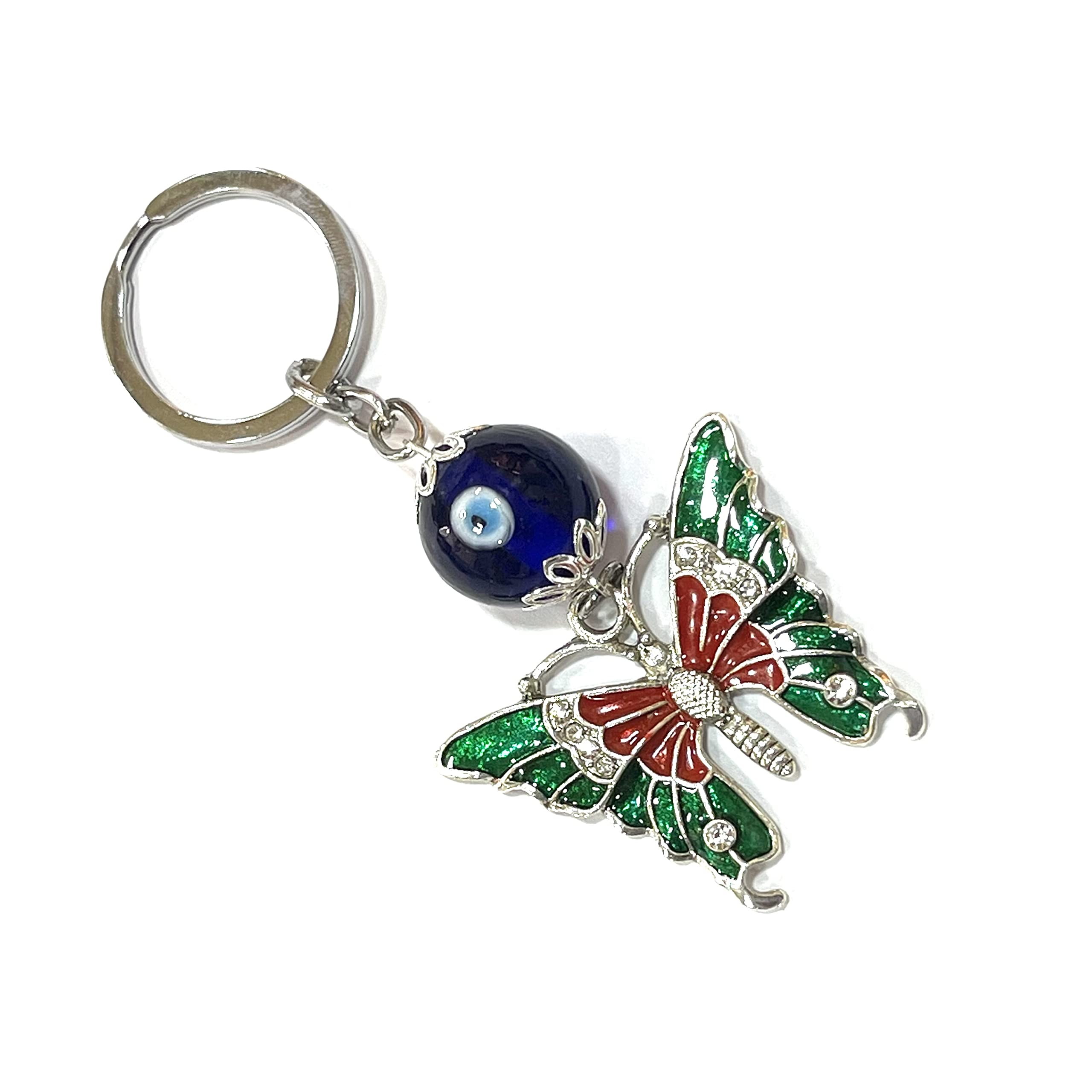 Evil Eye Keychain - Stainless Steel Gift -8