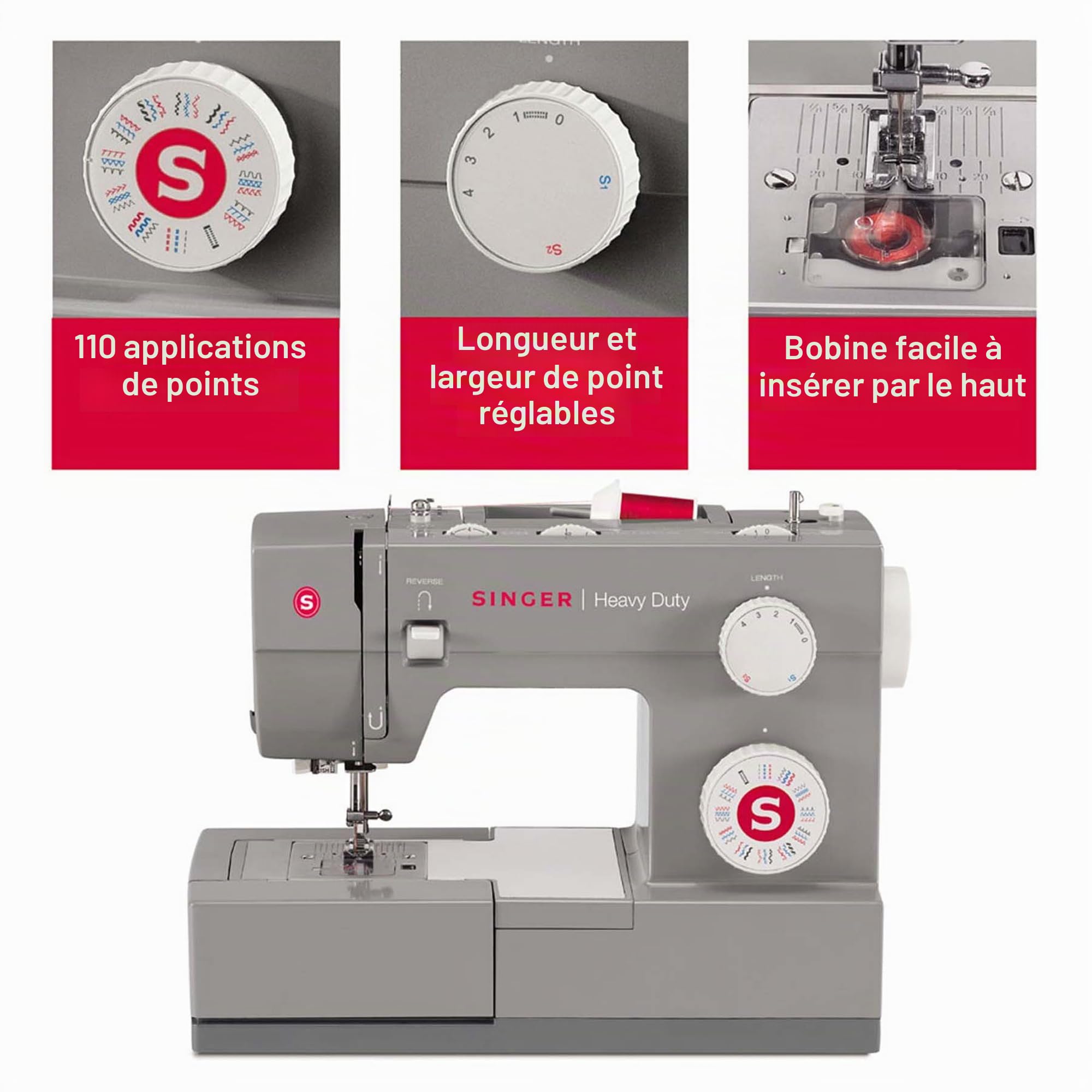 Singer Heavy Duty 4432 en plastique