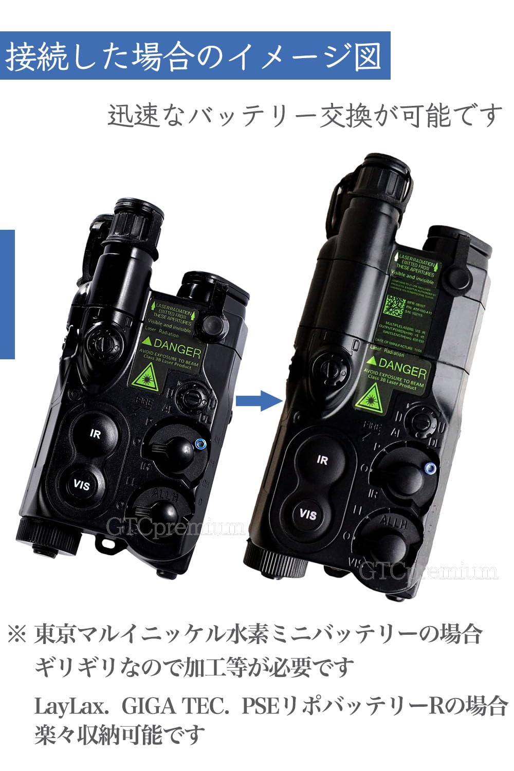 Amazon.co.jp: PEQ-16 バッテリーケース AN PEQ-16 ブラック