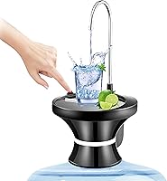 Vista 1 de Automatic Electric Drinking Water Dispenser Pump - USB Rechargeable Bottle Pump with Gravity Switch Control for 1-5 Gallon Jugs, Portable Water