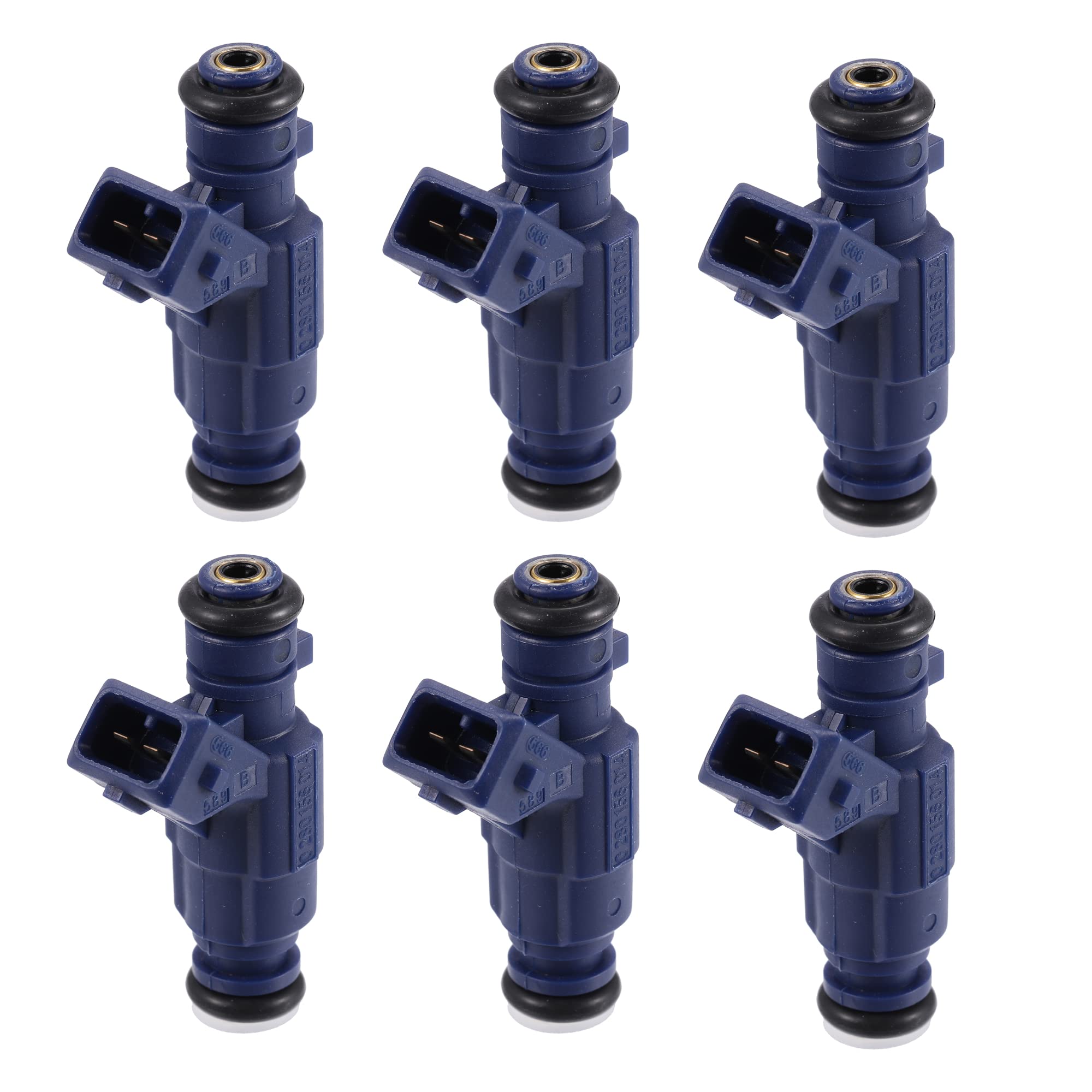 X AUTOHAUX 6uds 0280156014 Combustible Inyector 2 Pasadores Reemplazo para Auto Vehículo
