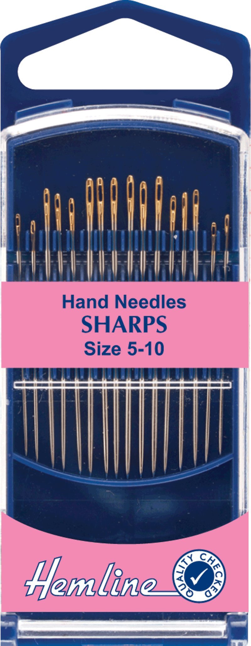 Hemline Gold Premium Hand Needle Sharp Size 5-10 H288g.510