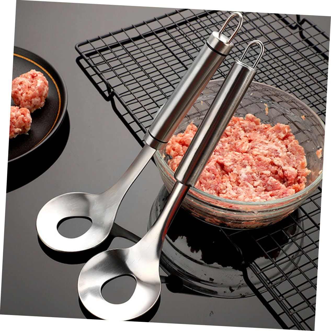 Alipis Cuencos de Vidrio para Mezclar 2 Piezas, Ensaladera