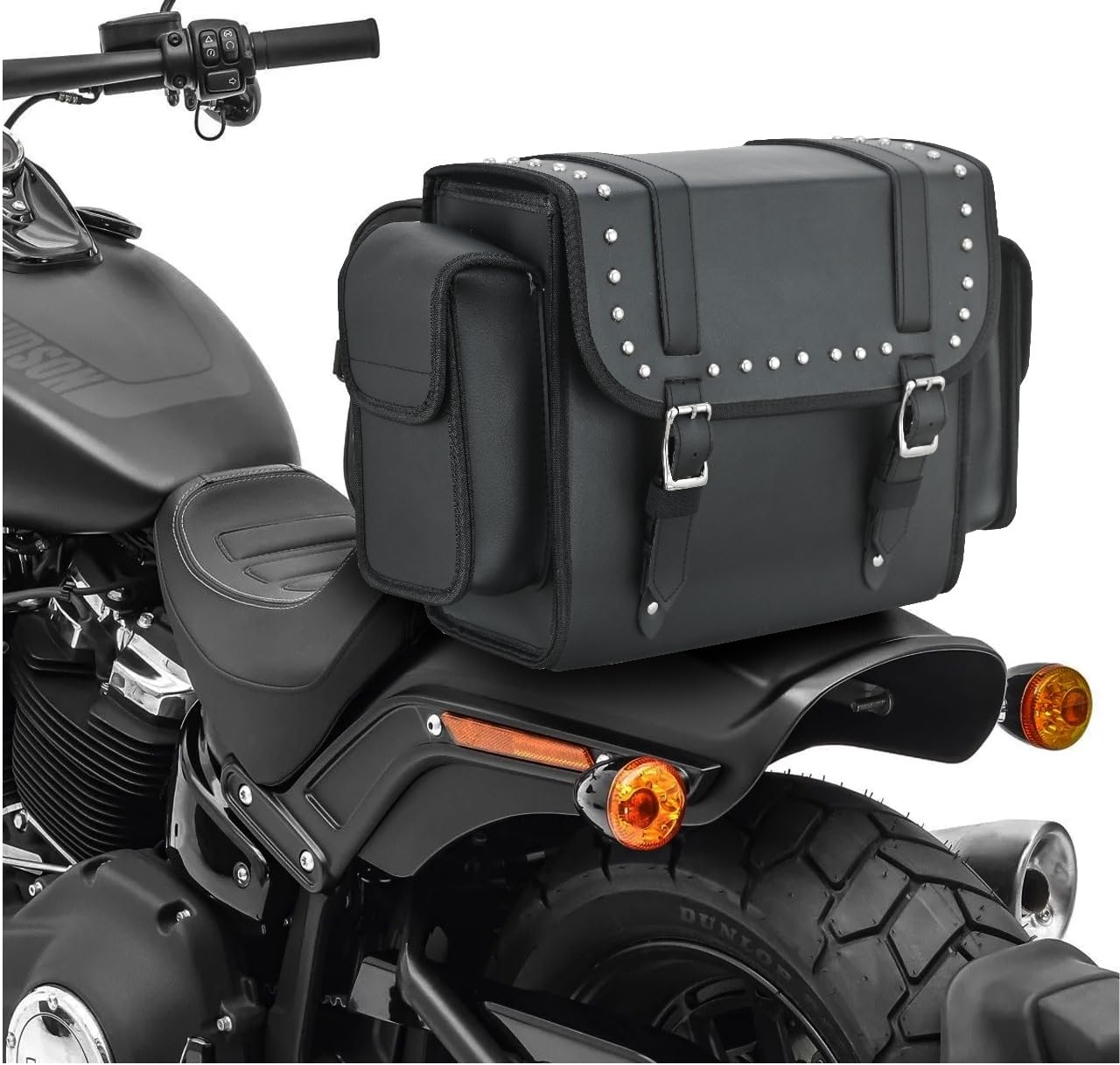 Amazon | ブラック オートバイ シーシーバーバッグ 22.9L ハーレー