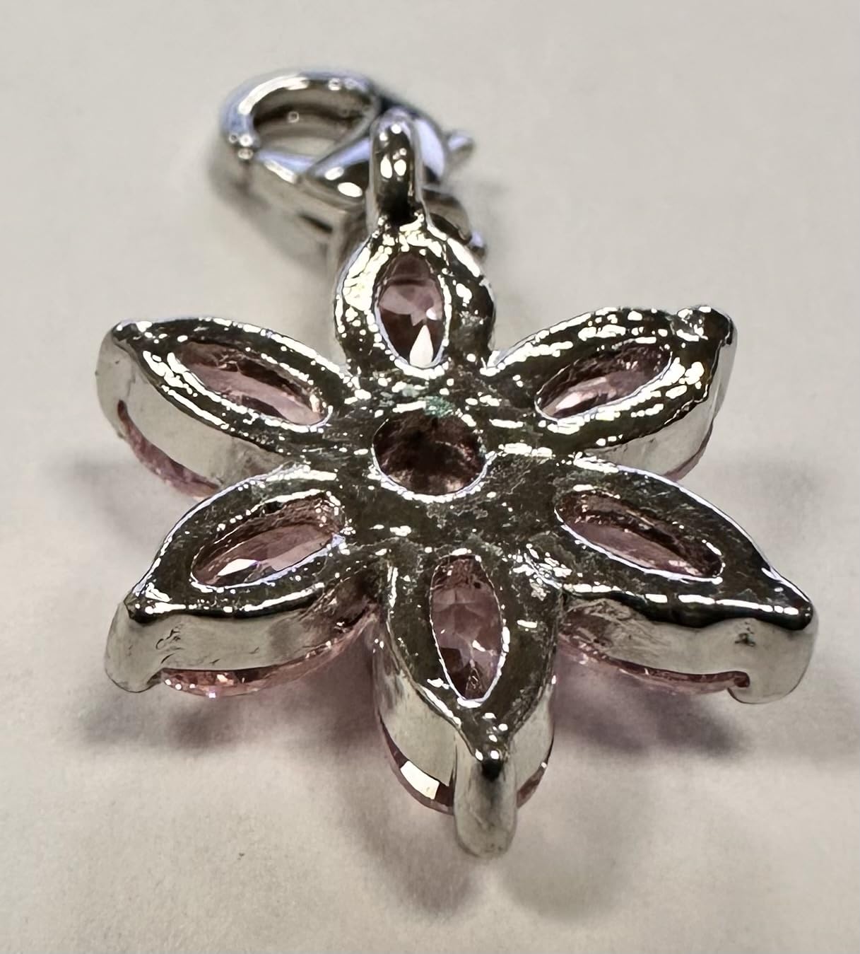 Quiges Charm Cierre Argent 925 Flores Cristal Piedras Nacimiento Pulseras