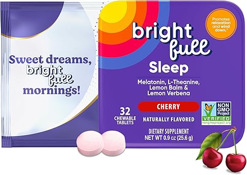 Ayuda natural para dormir con melatonina, ashwagandha, bálsamo de limón y L-teanina, suplemento de apoyo para dormir sin medicamentos, sueño