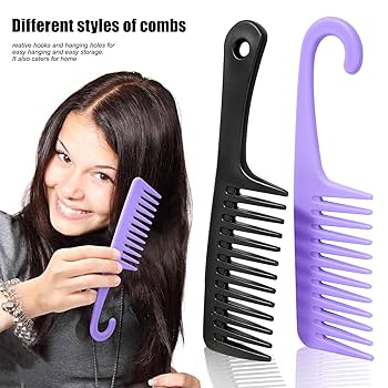 天然木製　ヘアコーム 並びに ワイドトゥースコームのセット 天然木製 ヘアコーム 並びに ワイドトゥースコームのセット