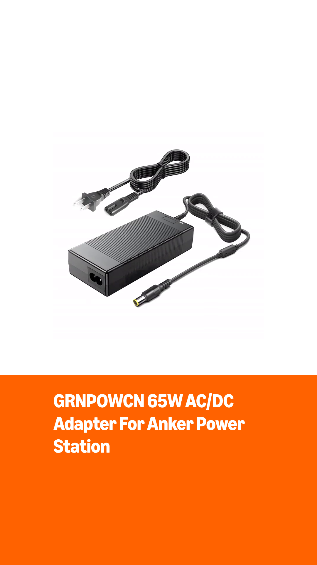Amazon.com: UL Listed 65W AC/DC Adapter for Anker 521 Portable