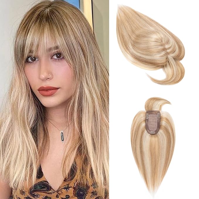 Snoilite Hair Toppers for Women Real Human Hair Topper