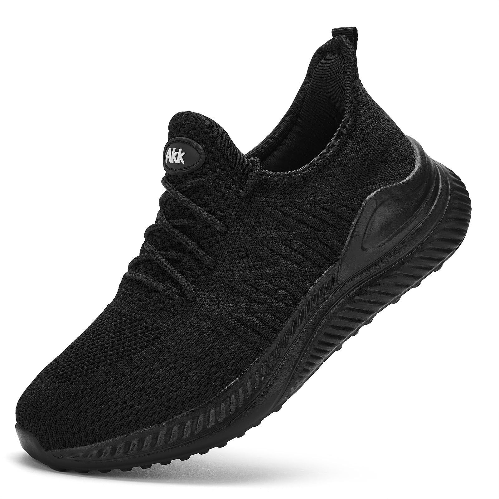 Akk Womens Walking Tennis Shoes - Slip On Memory Foam Lightweight Casual Sneakers for Gym Travel Work
