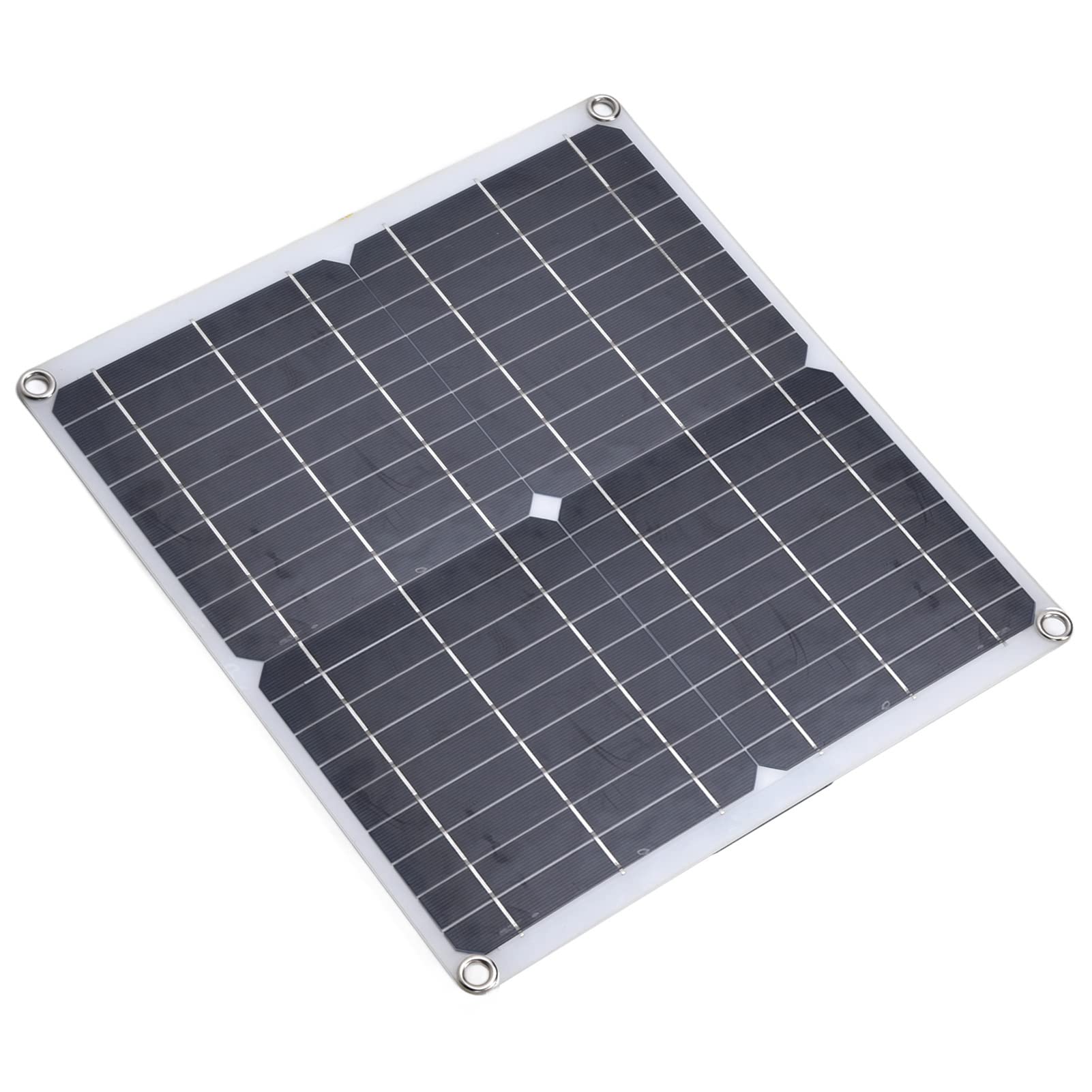 BRRNOO Zestaw Paneli Słonecznych, Panele Słoneczne Panel Słoneczny Elastyczny Panel Słoneczny 35 W 12 V Podwójne ładowanie USB Monokrystaliczny Krzem na Kemping, Piesze Wycieczki i Wędrówki z