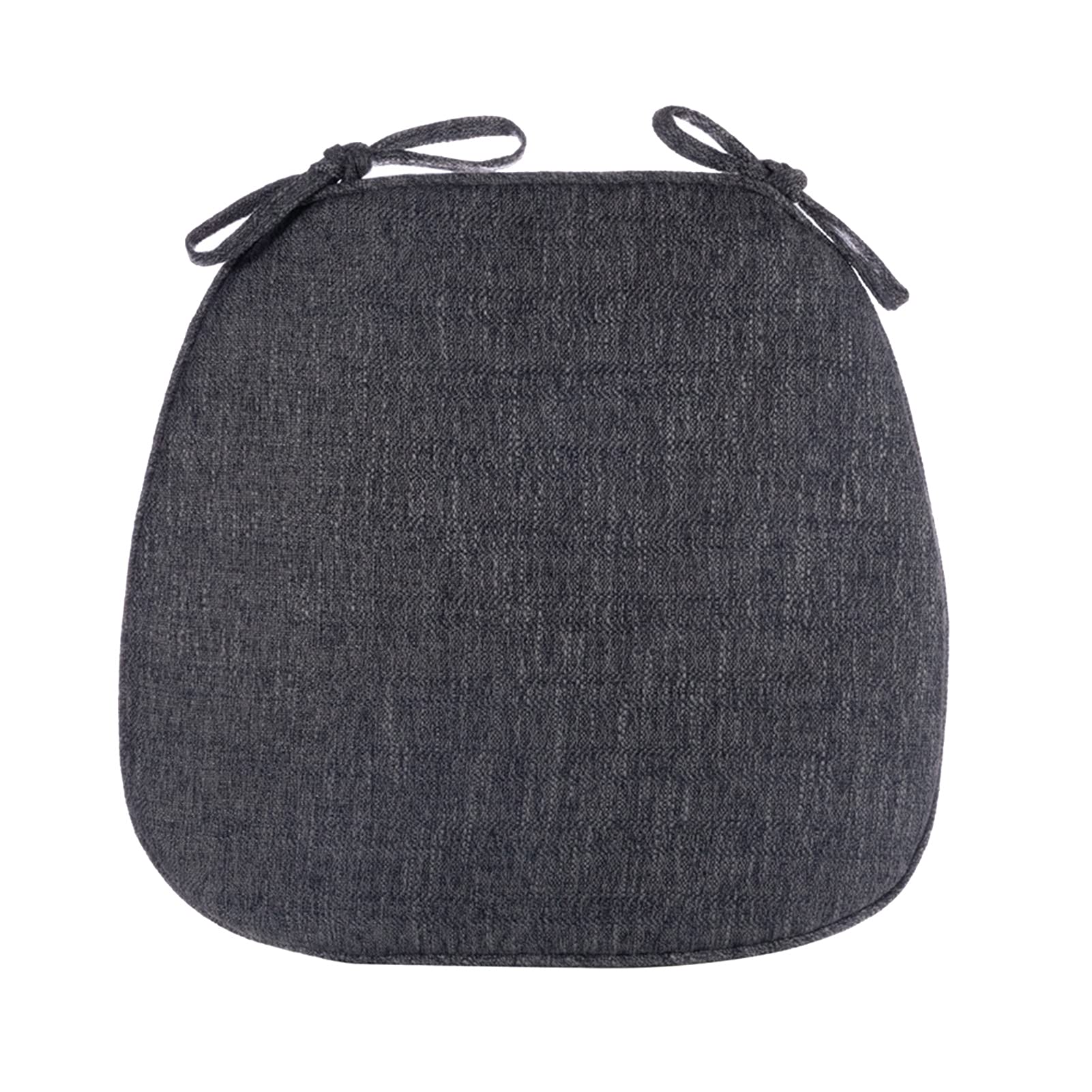 CFMZ Galette De Chaise DéHoussable Lot De 6, Coussin De Chaise De Jardin Exterieur, Coussin Chaise avec Corde, Epais Durableanti-DéFormation Coussin De Siège Anthracite