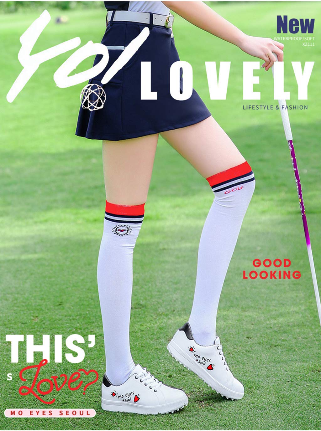 Chaussures de Golf Imperméables sans Pointe pour Femmes
