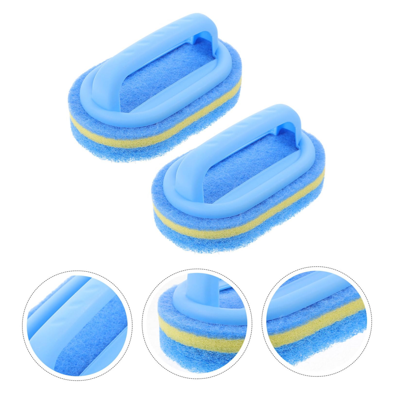 esponjas, 2 esponjas de Limpieza for Fregar, Herramientas, Cepillo for bañera, Esponja, for baño