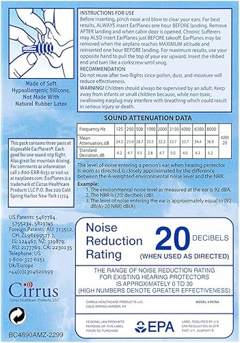 Miniatura 3 de Tapones para los oídos súper suaves para adultos, 5 pares