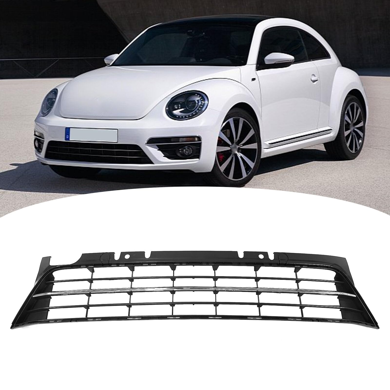 Super Beetle Front Bumper ACC C10 1135 CHROME CAL LOOK FRONT BUMPER