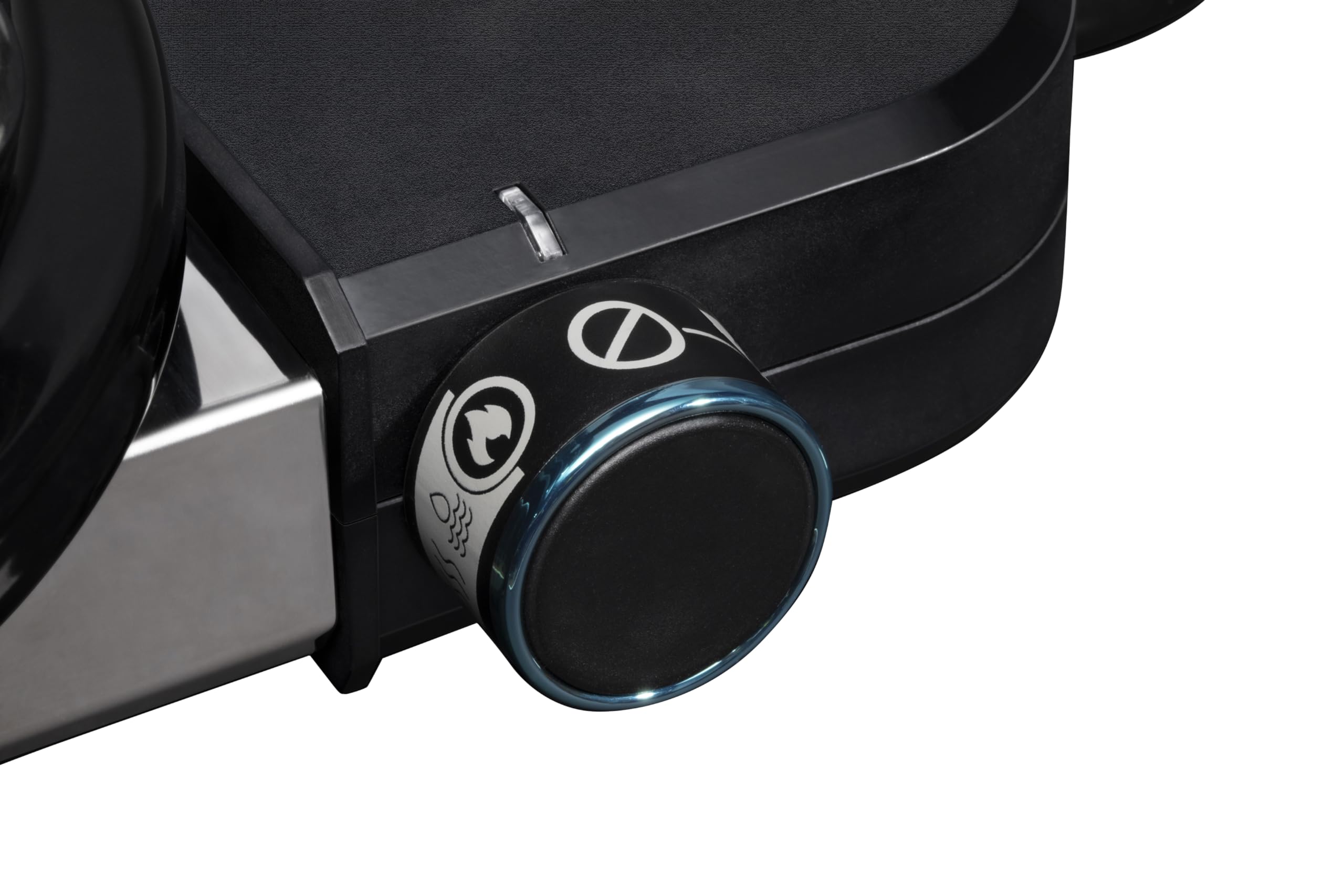 Weber Lumin Barbacoa eléctrica, hasta 315 °C, con termómetro Integrado en la Tapa, Parrillas de Hierro esmaltado, Superficie de cocción de 33 x 49 cm, Negro (1502045)