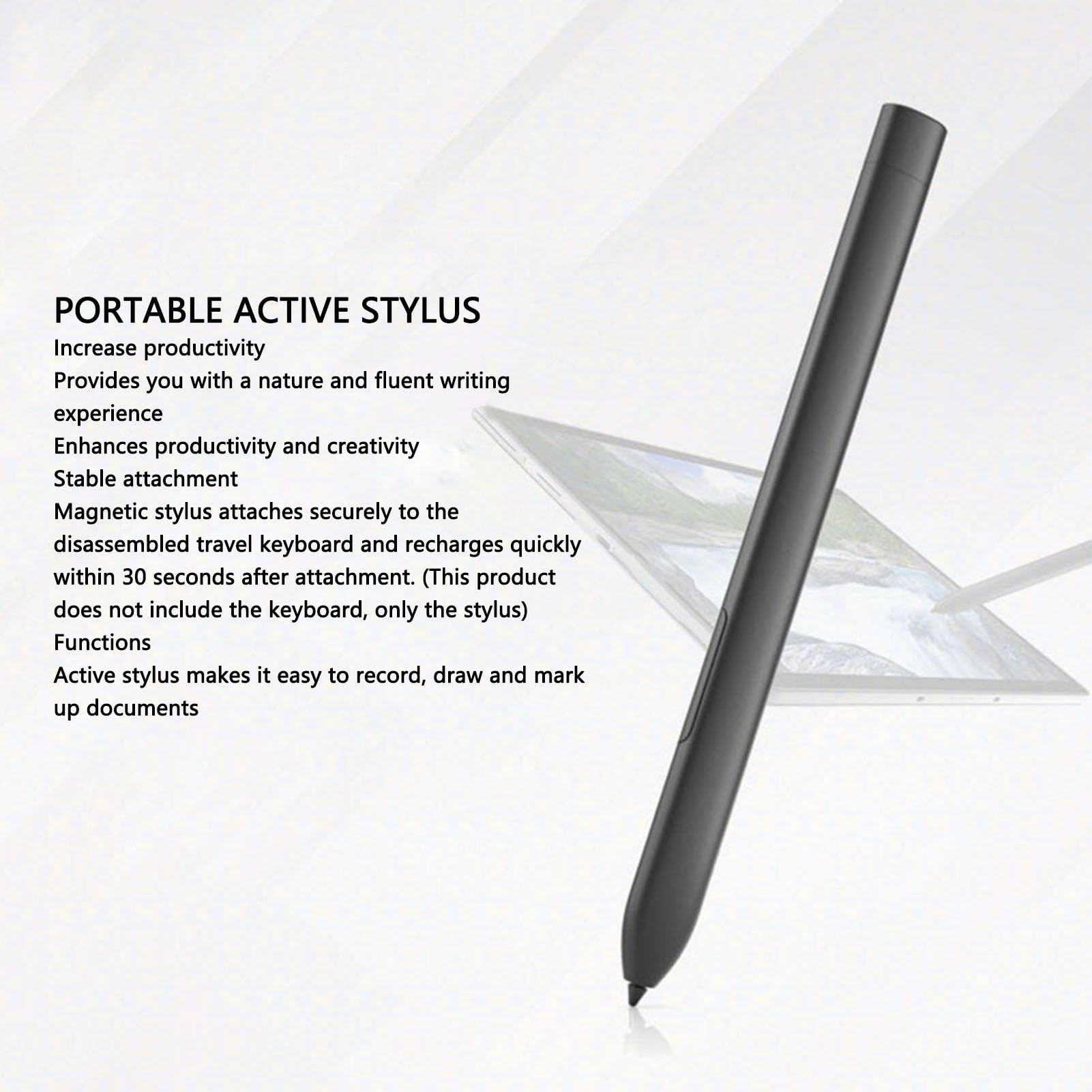 Penne Stilo per Touch Screen, Penna Stilo Professionale Portatile PN7320A per Touch Screen, Penna Digitale Attiva Ricaricabile Magnetica con Ricarica Wireless, Penna Stilo Attiva