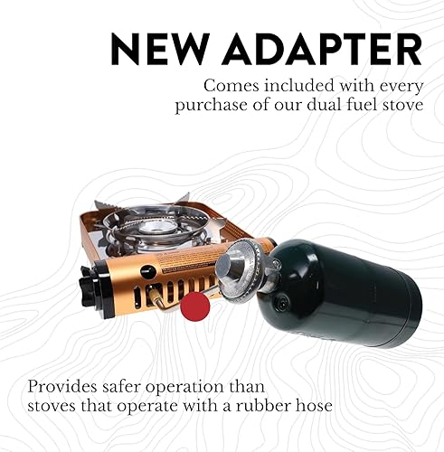 Miniatura 5 de Gas ONE GS-4000P - Estufa de campamento - Estufa de propano o butano de primera calidad con práctica funda de transporte - Patentada - Ideal para