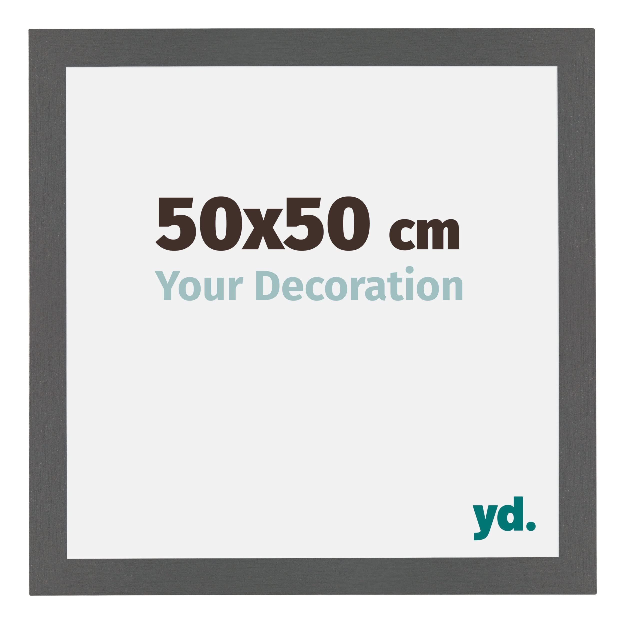 Your Decoration - Puzzle frame 50x50 - Anthracite - Puzzle frame 500-1000 Pieces - MDF Photoframe - Mura