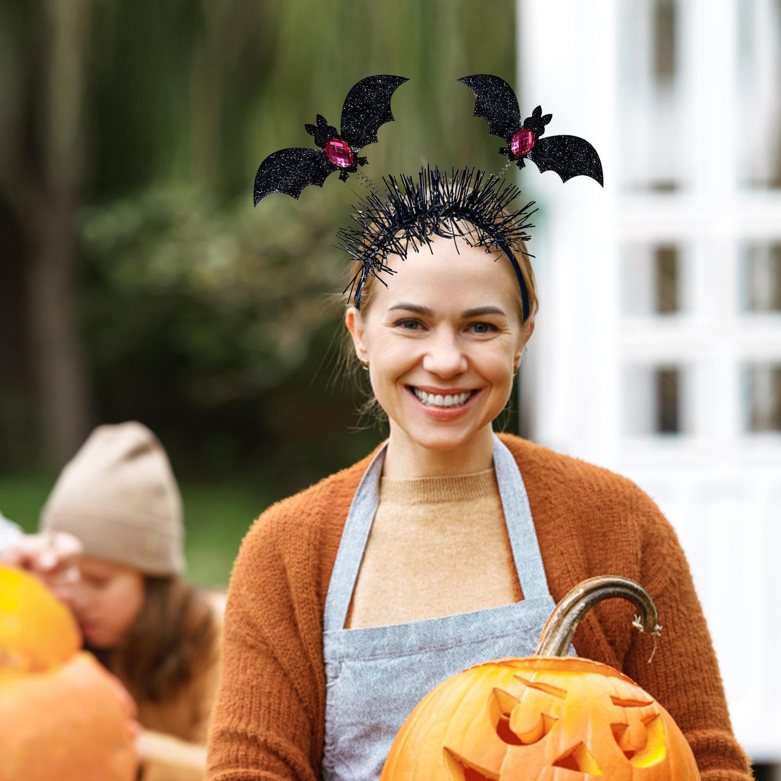 Bandeau à Paillettes Chauve-souris D'Halloween Pour Adultes
