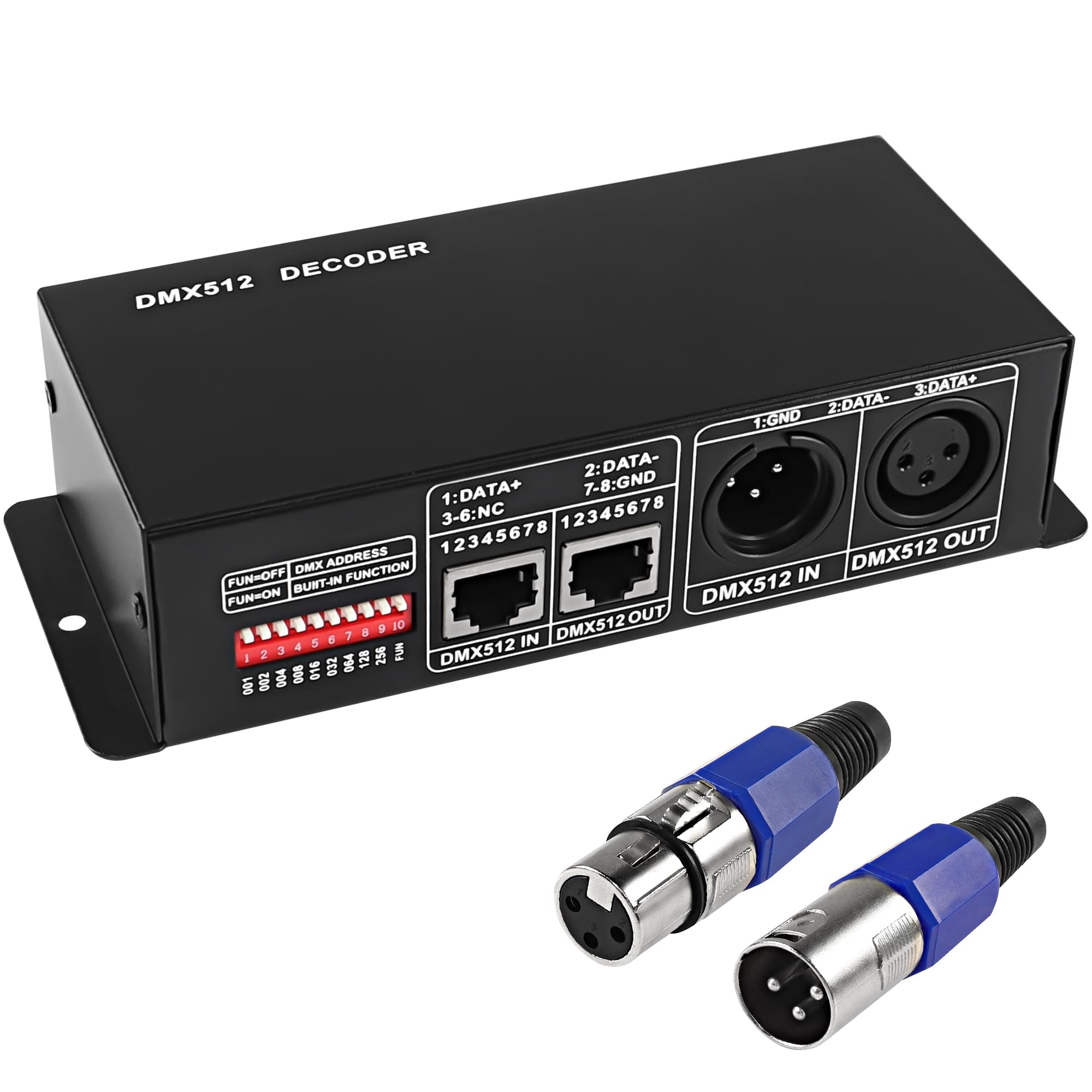 Amazon.com: MEIRIYFA 4 Channel DMX512 Decoder LED Dimming