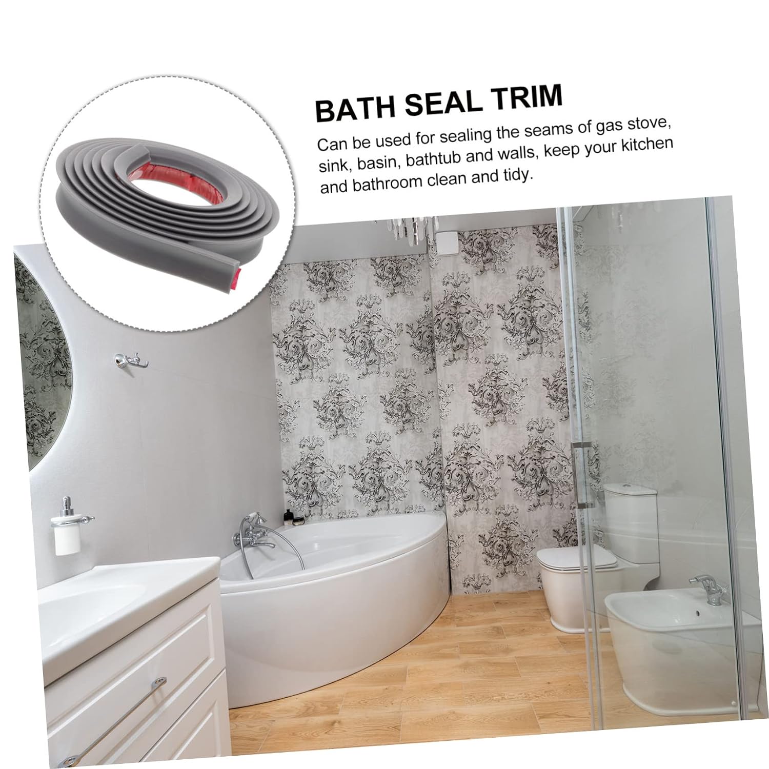 TPE Bathroom Caulk Strip Sealing Tape for Sink and Walls