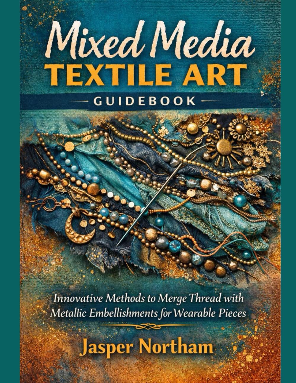Mixed Media Textile Art Guidebook: Innovative Methods to Merge Thread with Metallic embellishments for Wearable Pieces