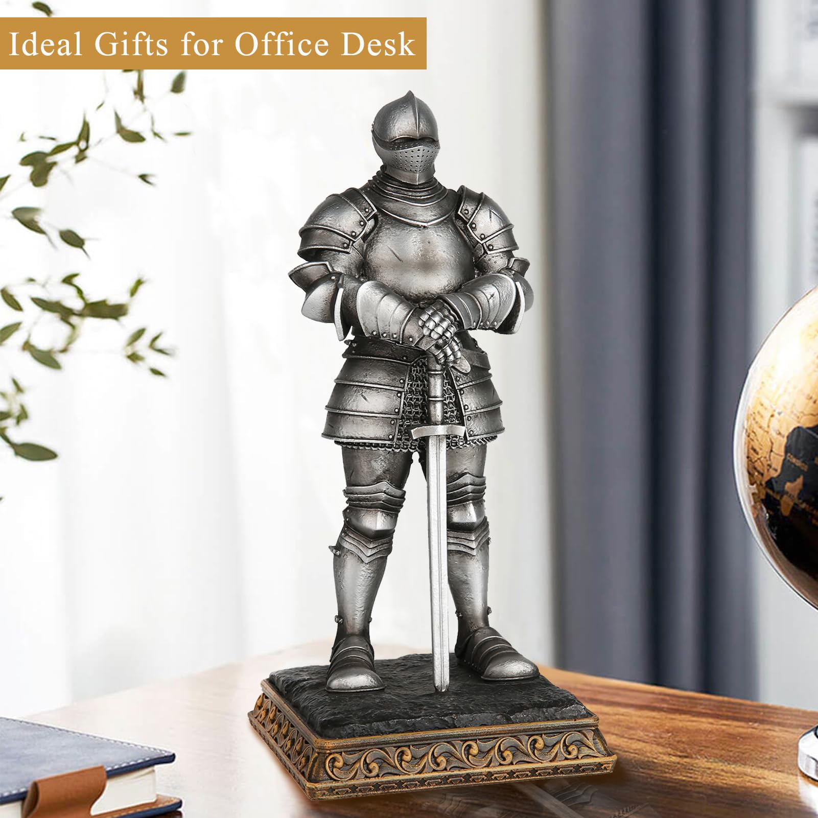 Amazon.co.jp: Grace4Joy 中世の騎士像 - 騎士の鎧 立っている