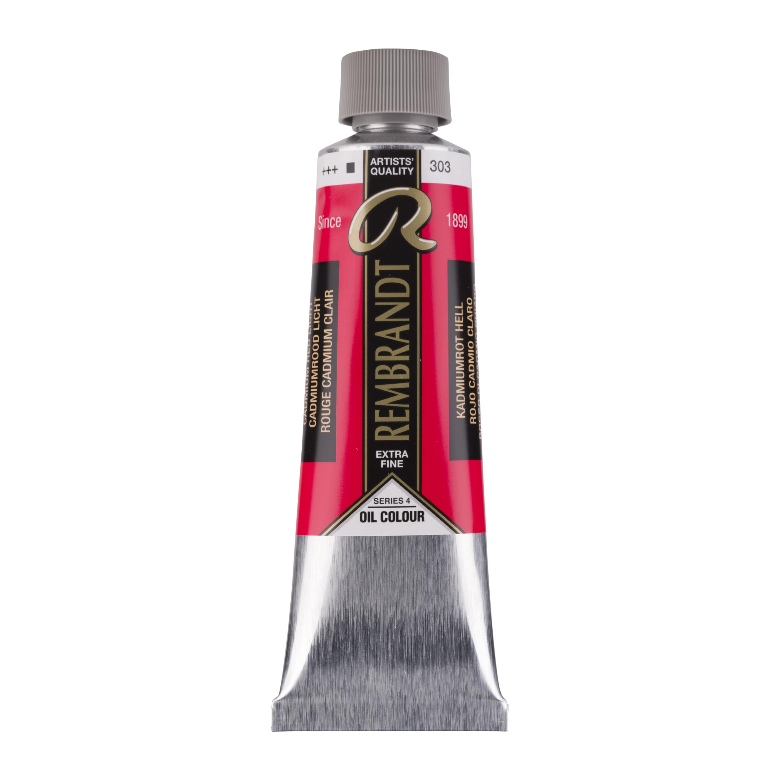 Rembrandt Cadmium Red Light Oil Colour - Extra-Fine Quality - 303-150 Ml Tube - High Lightfastness - Professional Artist Grade - Buttery Consistency - Made In The Netherlands