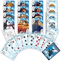 Vista 4 de MasterPieces Naipes Polar Express con licencia oficial - Baraja de 54 cartas para adultos