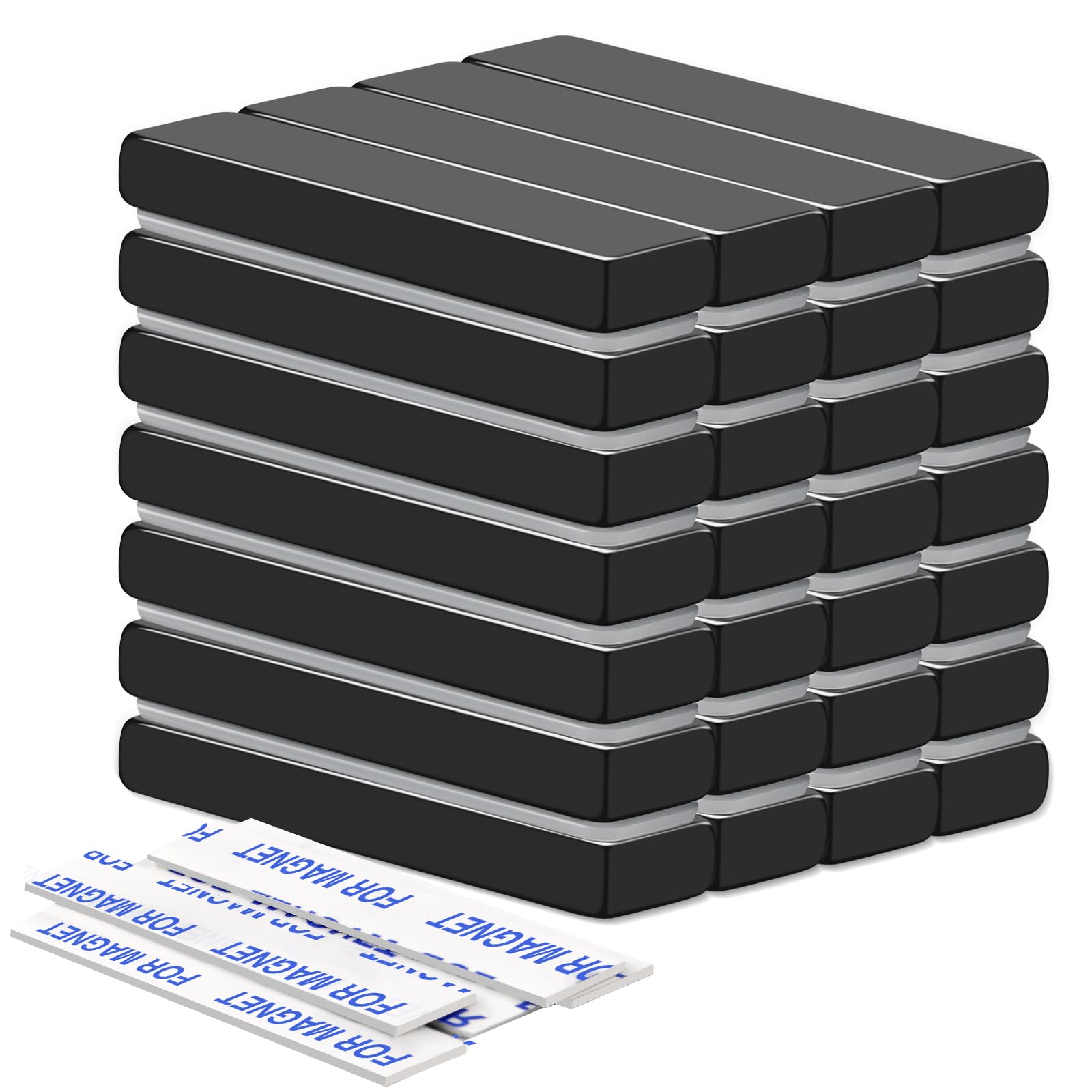 Strong Neodymium Magnets - Adhesive Backing -25