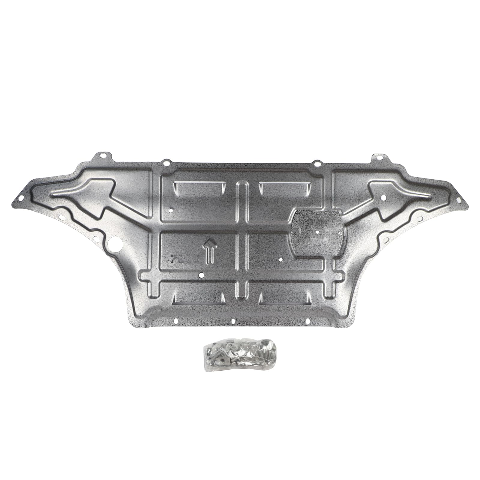 Engine Splash Shield Guard Compatible with 2009-2016 A4, 2010-2016 S4 RS4, 2008-2017 A5 S5, Front Engine Case Guard Under Car Shield Cover