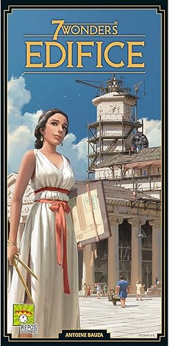 Asmodee 7 Wonders Edifices - Expansión del juego de mesa - Nuevos desafíos y maravillas majestuosas esperan, juego de estrategia de civilización
