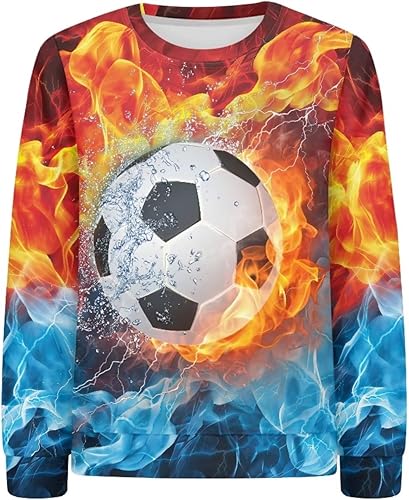 Miniatura 4 de Sudadera para adolescentes para niños y niñas, jóvenes y niños, sudadera deportiva para estudiantes de escuela primaria