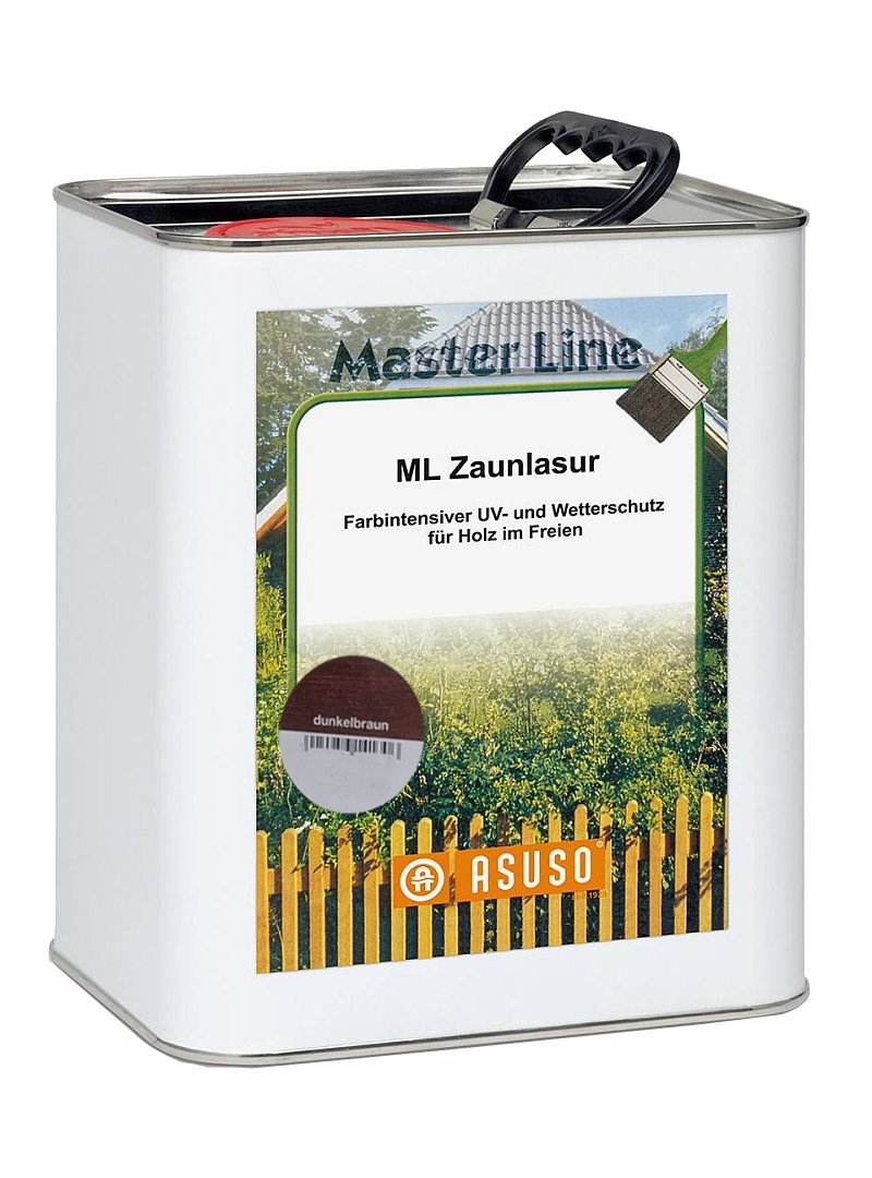 ML Zaunlasur 60 dunkelbraun 5,0 Liter Gebinde