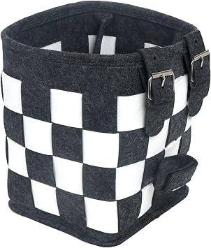 Bike Basket with a Fixed Holder,Kids Small Scooter Tricycle Accessories Kit with Bells Tools,Rust-Resistant Electric Bicycle Front Baskets Accessories for Women and Men