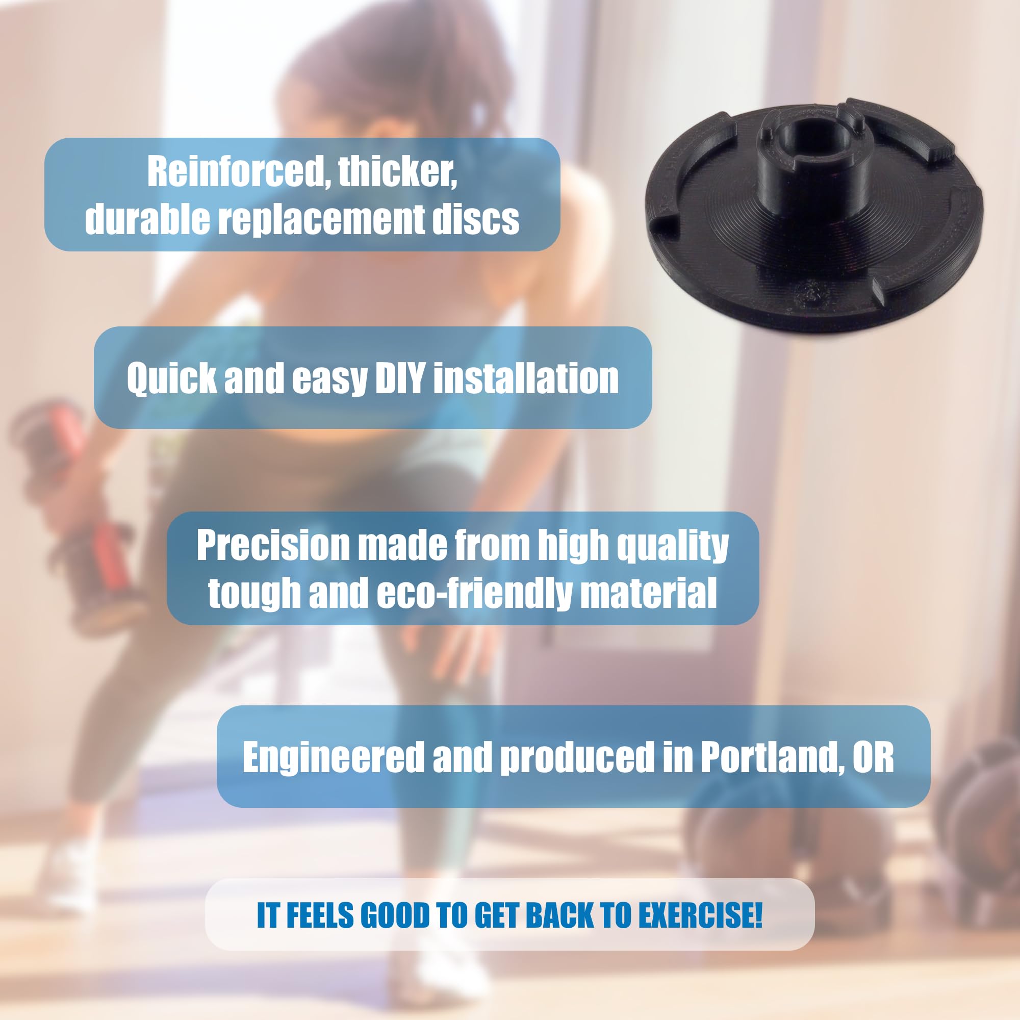 Replacement Disc No. 3 Compatible with Nautilus/Bowflex 552 SelectTech Adjustable Dumbbells Series 2