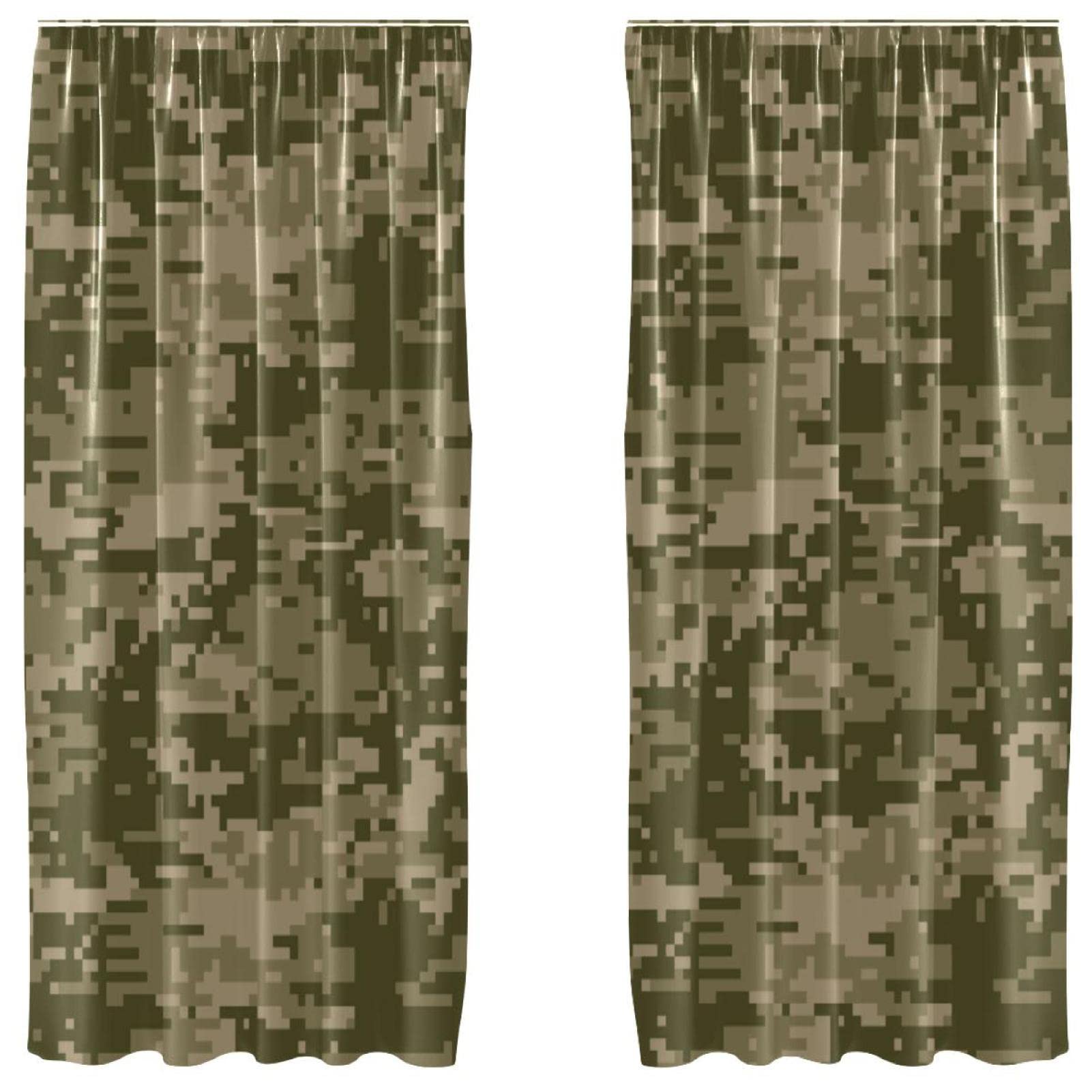 Cortinas de camuflaje militar para evitar reflejos en pantallas, microfibra de 55 x 84"
