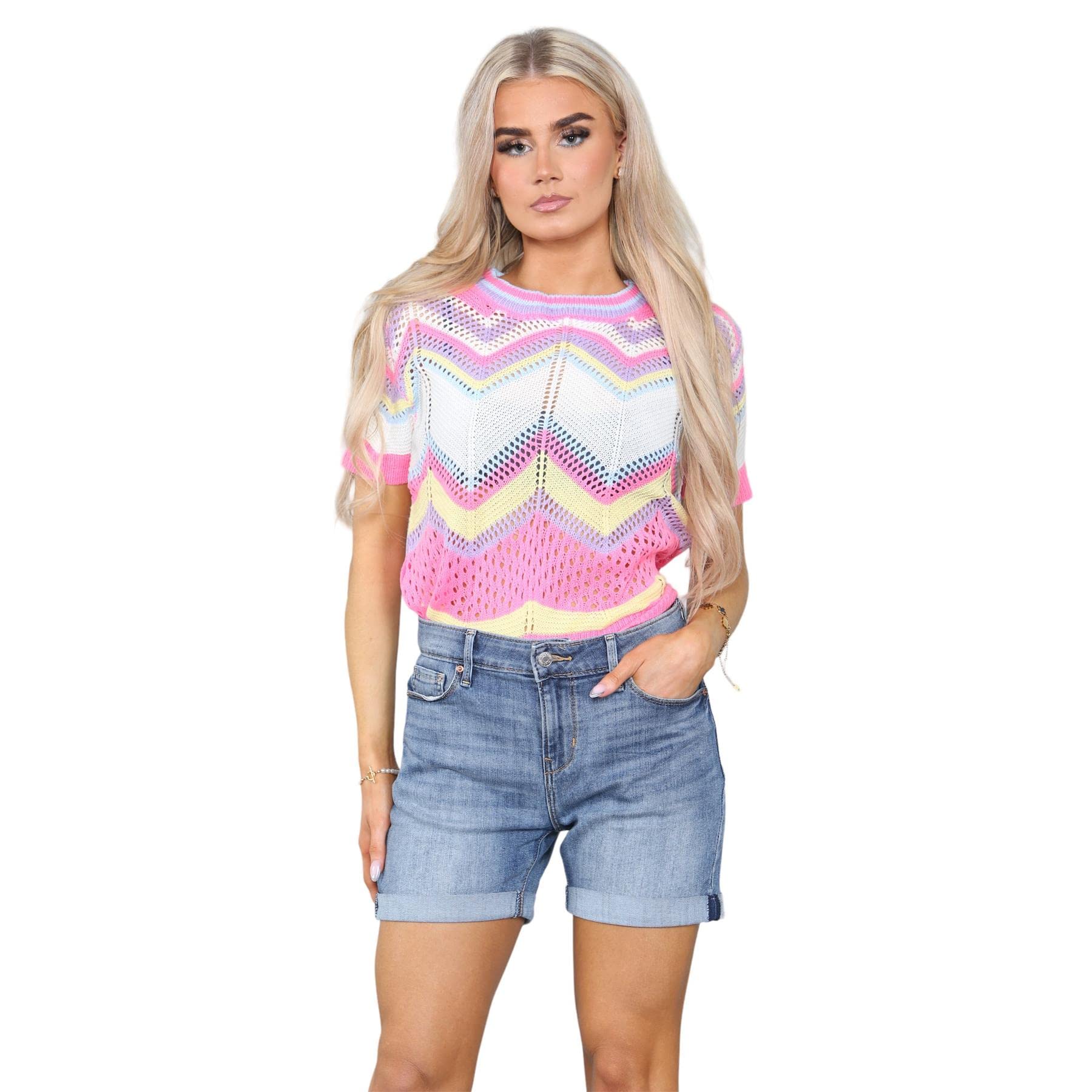 Womens Denim Shorts Signature Grade A Levis Mid Rise Super Stretch Ladies Hot Pants