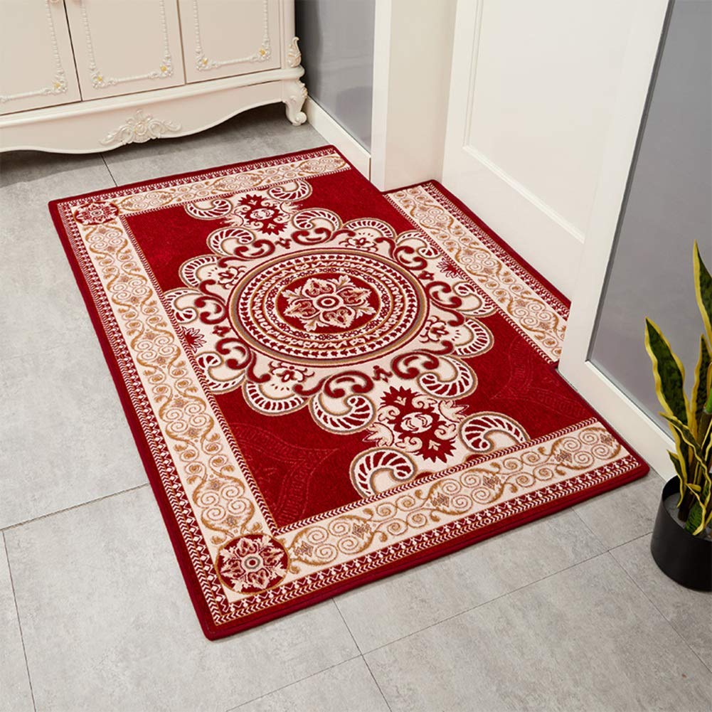 Saugfähige Kinder Bad Teppiche Teppiche, gepolsterte weiche Bodenplatte Mikrofasern Badematte rutschfest für Badezimmer Wohnzimmer Küche-d 100x100cm