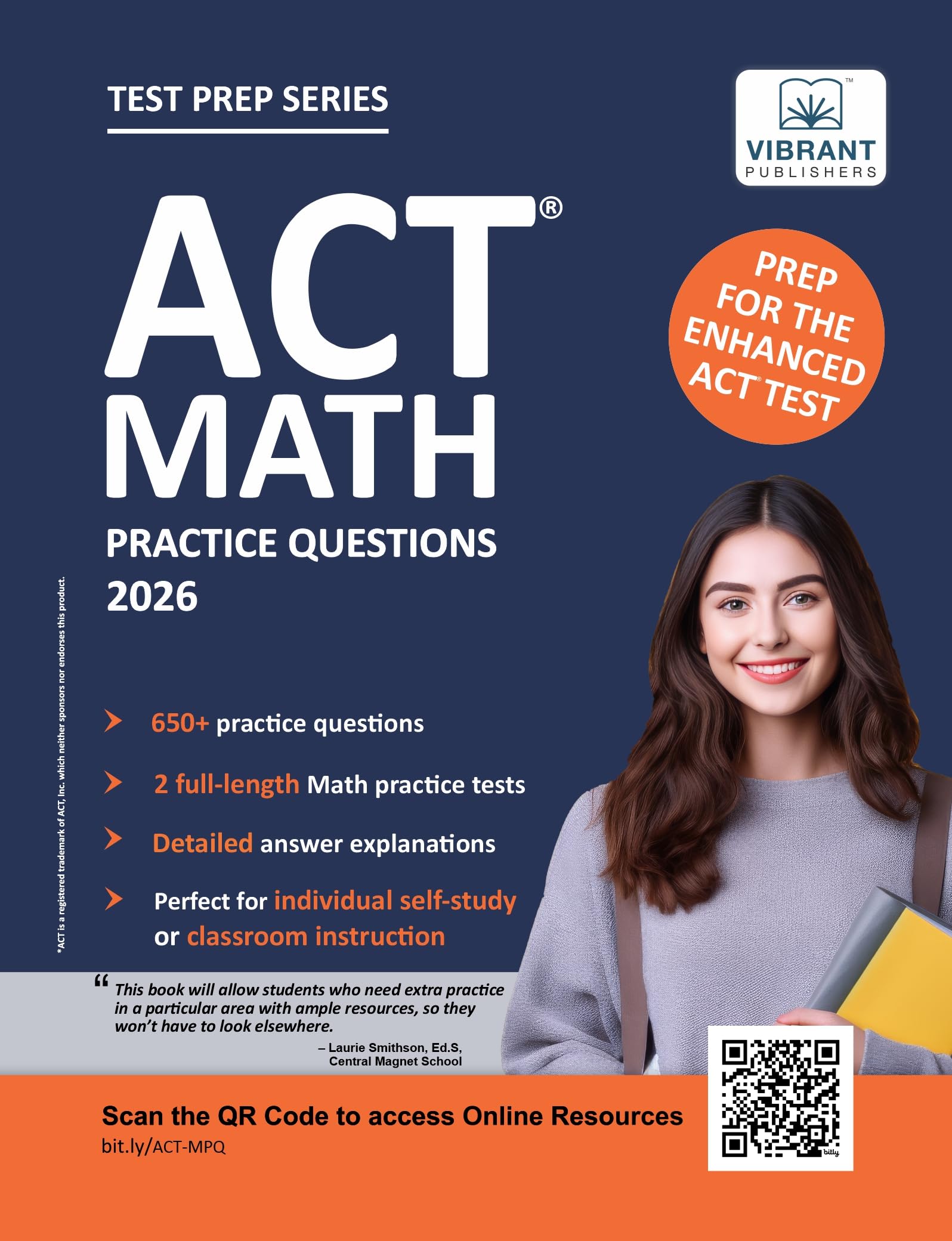 ACT Math Practice Questions (Test Prep Series)