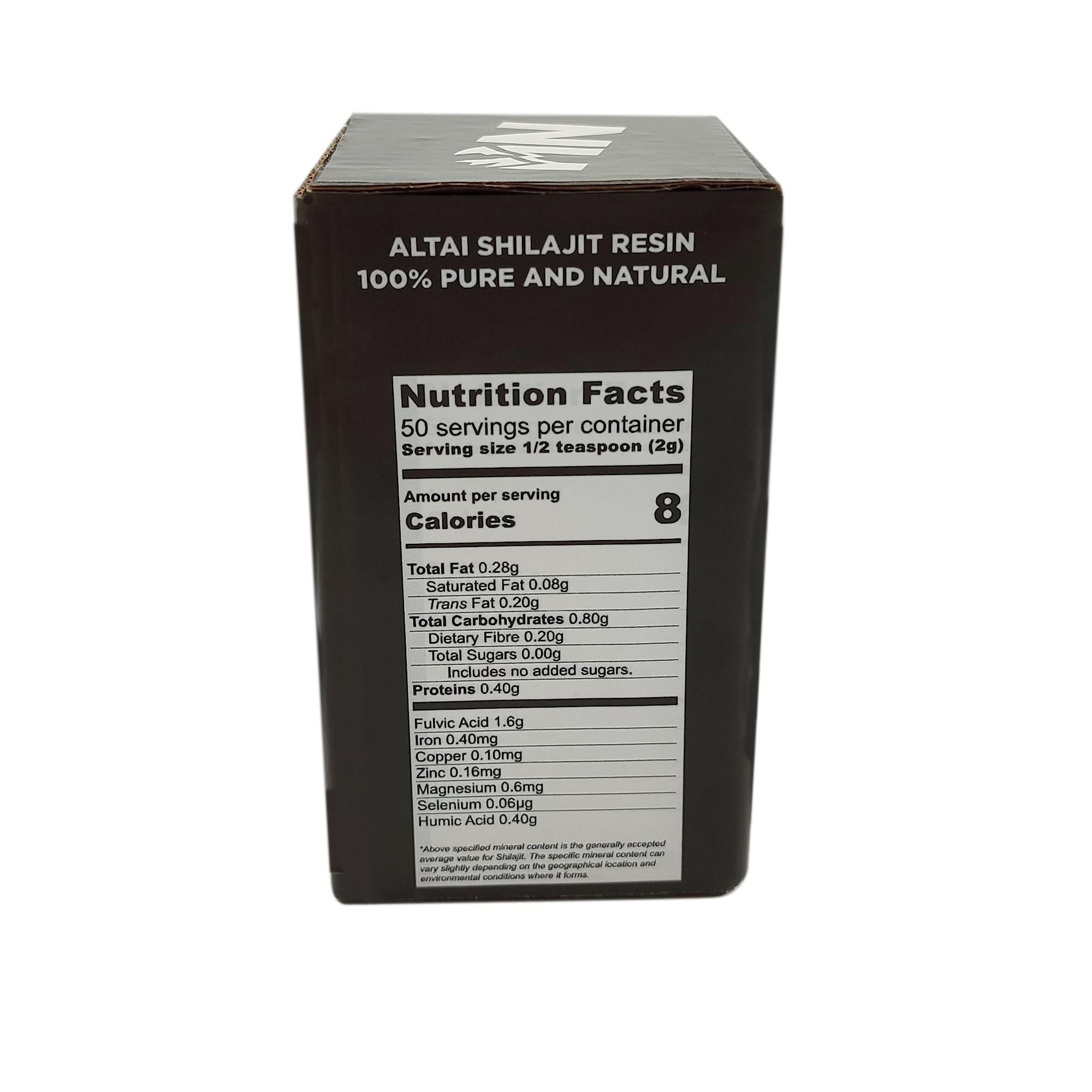 Natura Uralis Altai Shilajit | Resina Mineral de Shilajit Orgánico, de Formación Natural - Shilajit Negro Altamente Potente de las Montañas Altai (100 g)