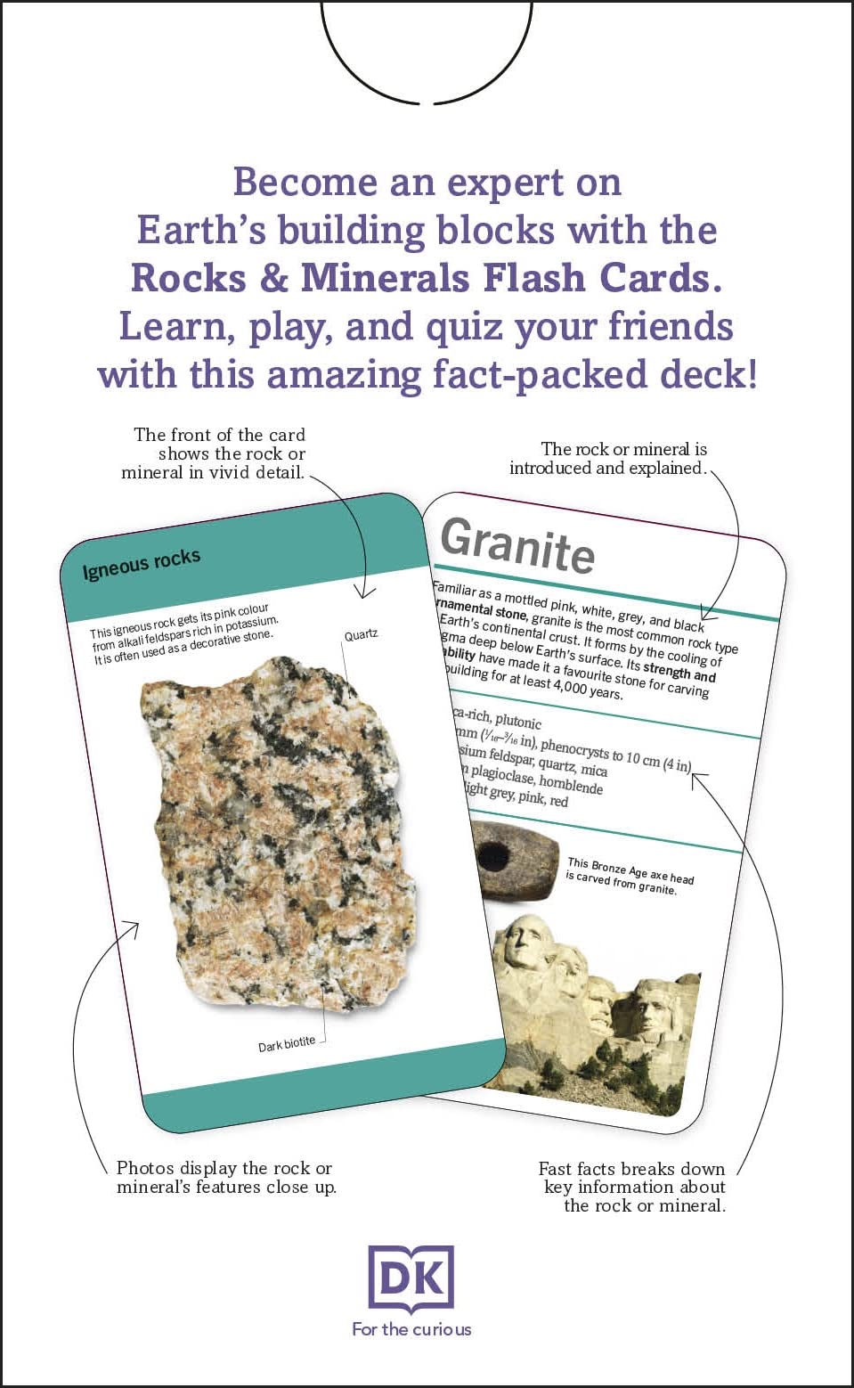 Our World in Pictures Rocks & Minerals Flash Cards