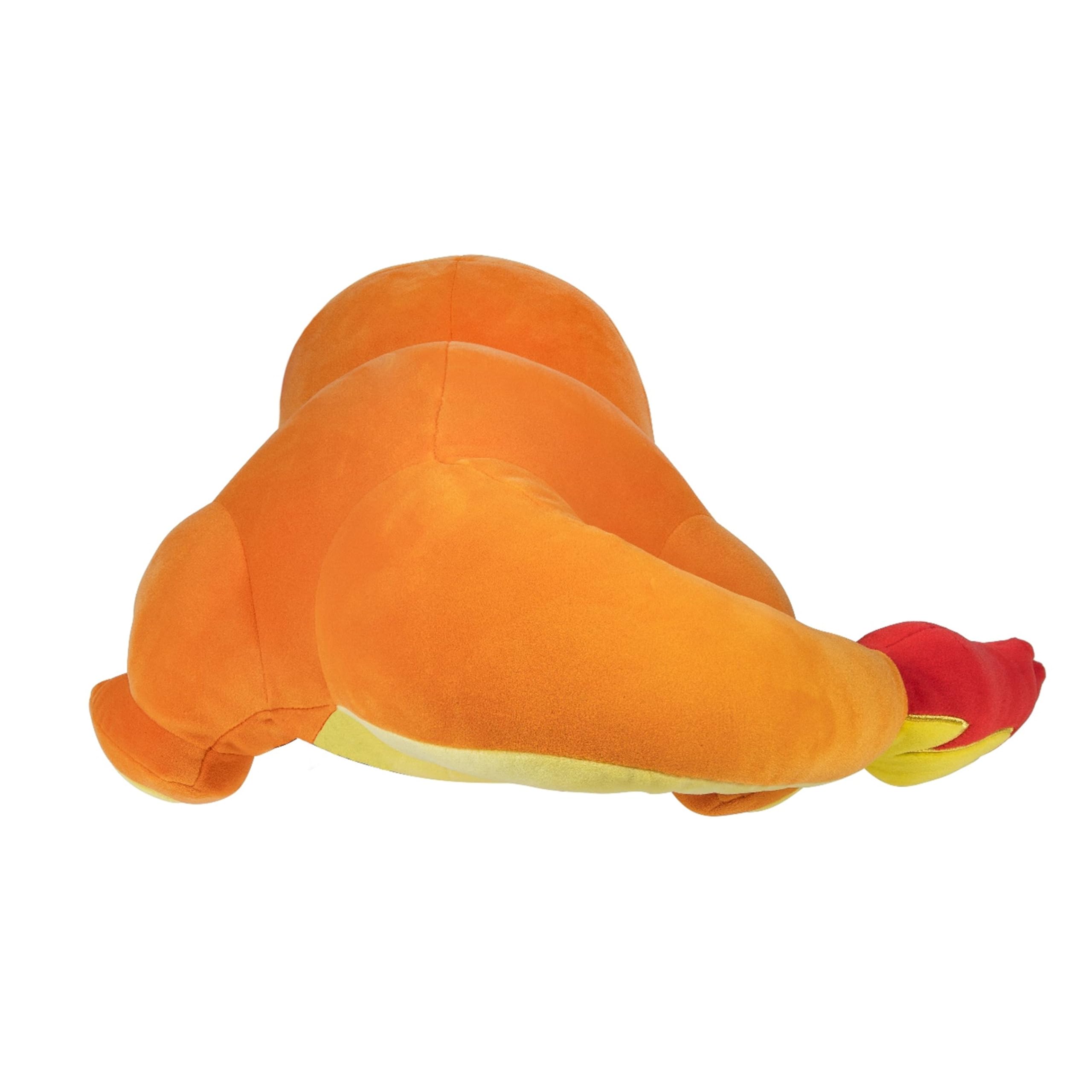 Bizak Peluche Charmander Dormilón 46 cm, Peluche Gigante Oficial de Pokémon (63220075)